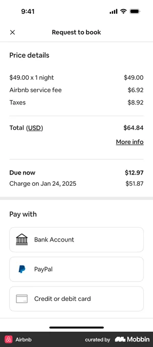 Request to book